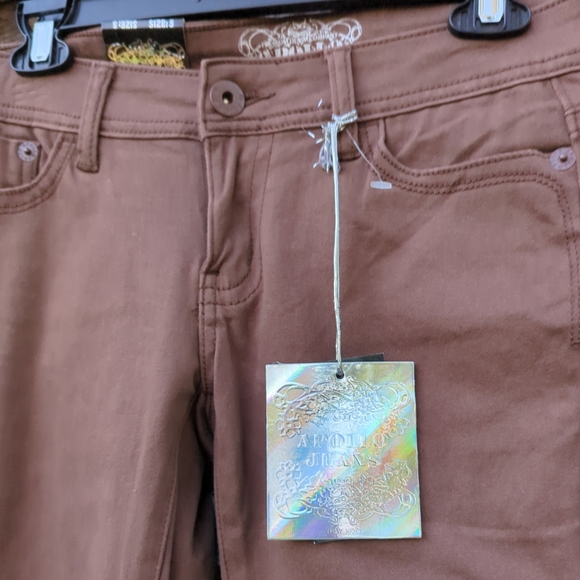 APOLLO Jeans Luscious Stretch Brushed Denim Ankle Skinny Pants Women NWT - Picture 11 of 12